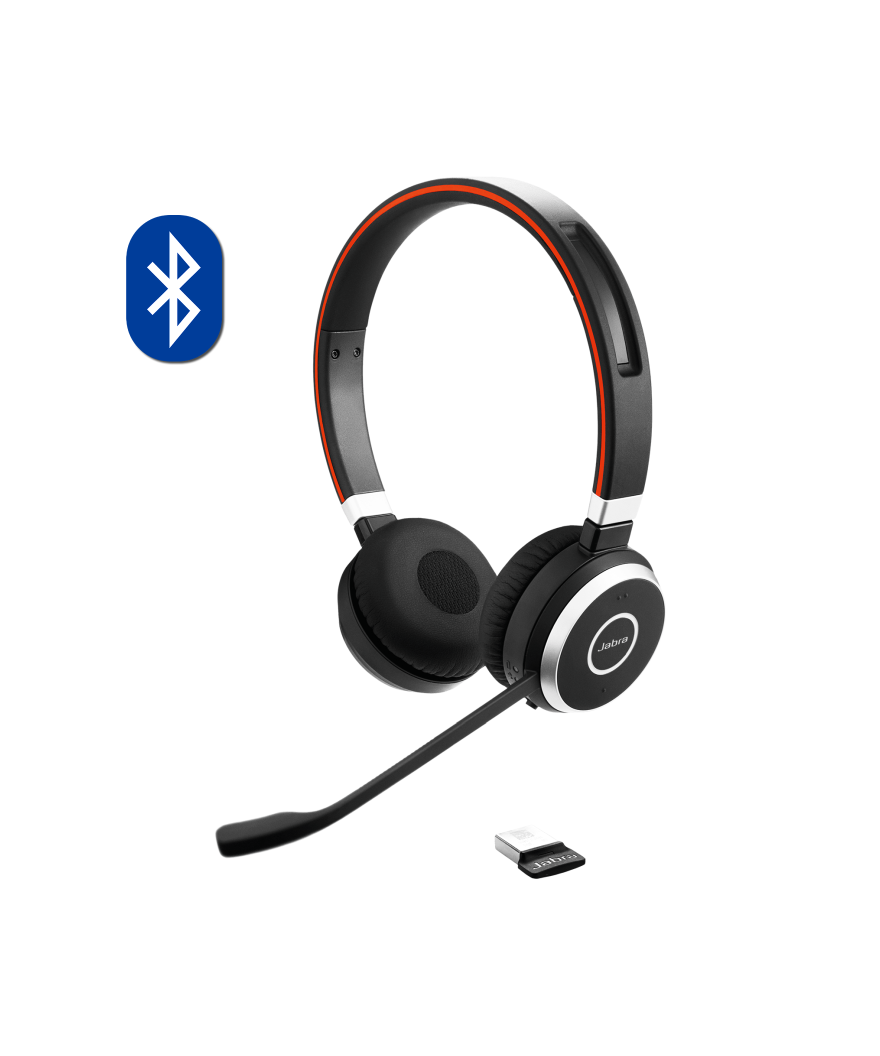Pickering Handboek Symmetrie Jabra Evolve 65 UC STEREO Bluetooth draadloze headset (excl. stand) -  YealinkShop