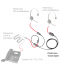 Plantronics Y-/trainer-/supervisorkabel (2 corded headsets)