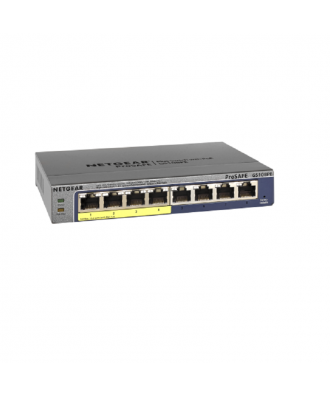 Netgear 8-poorts (4x PoE) 10/100/1000 Desktop Switch