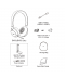 Yealink BH72 STEREO Zwart Bluetooth draadloze headset (incl. stand)