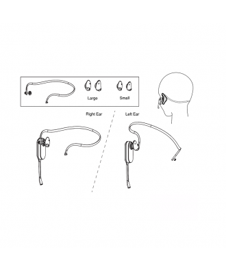 Yealink nekband voor WH63/67headsets