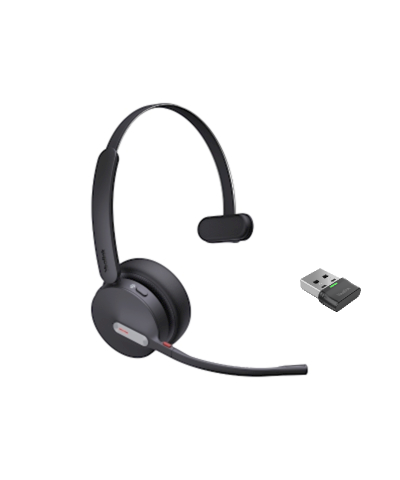 Yealink BH70 MONO USB-A Zwart Bluetooth draadloze headset (excl. stand) (MS Teams)