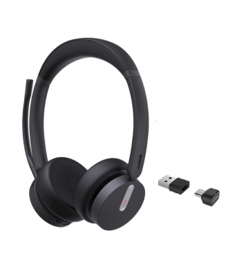 Yealink BH70 STEREO USB-C Zwart Bluetooth draadloze headset (excl. stand) (MS Teams)