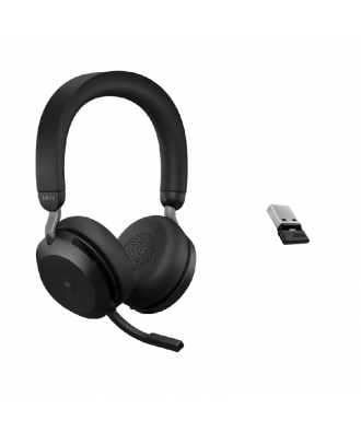 Jabra Evolve2 75 MS STEREO USB-A Bluetooth draadloze headset (excl. stand)