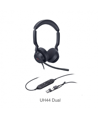 Yealink UH44 STEREO USB-C/A bedrade headset (MS Teams)