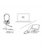 Yealink UH42 MONO USB-C/A bedrade headset (MS Teams)