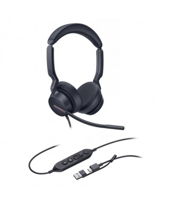 Yealink UH46 STEREO USB-C/A bedrade headset (MS Teams)