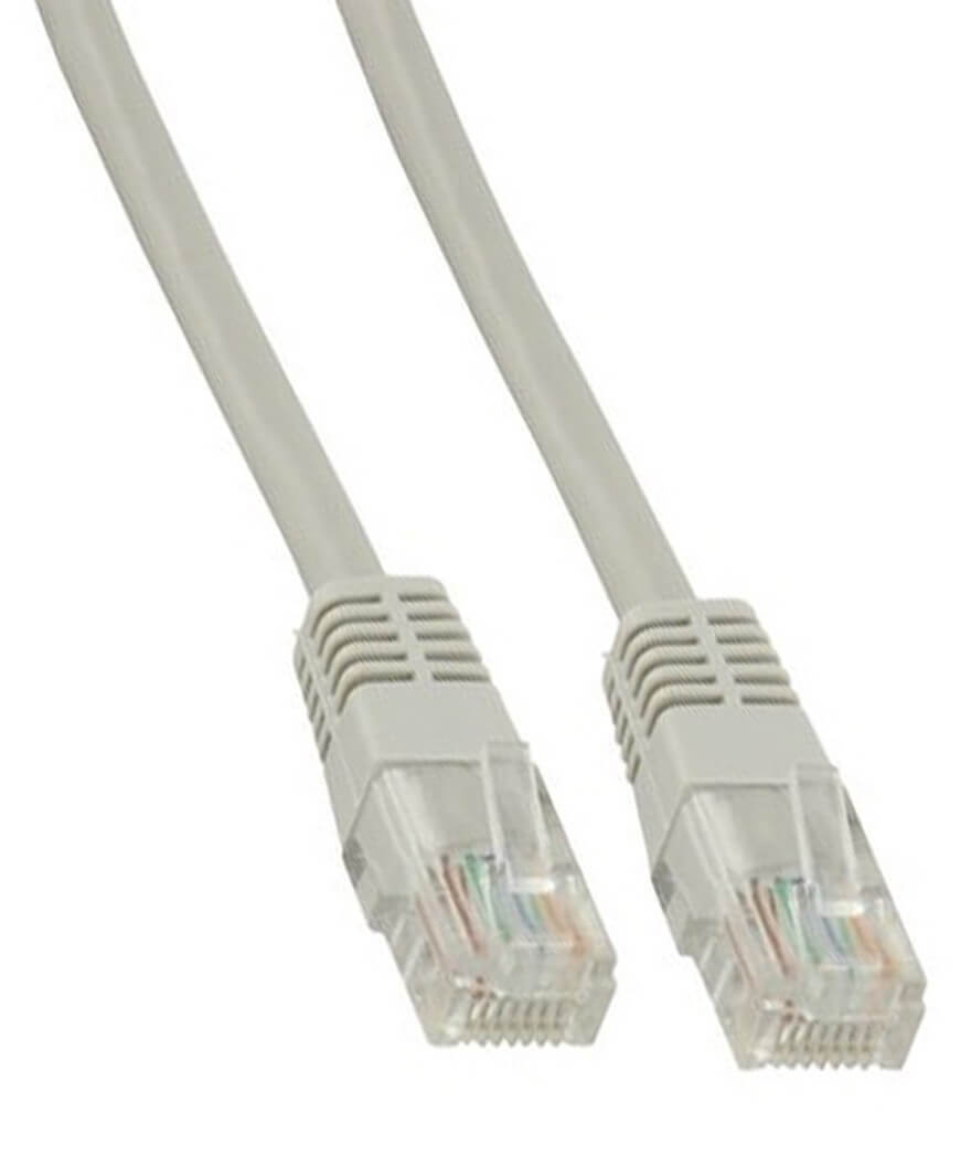 UTP-kabel 0.5 meter CAT5e straight Grijs YealinkShop